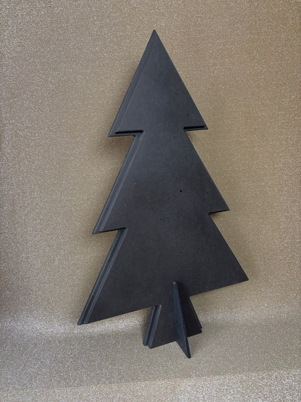 Alternatieve kersboom vol zwart met licht hoogte 88cm