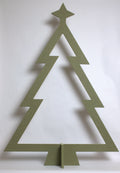 Alternatieve kersboom hol enkel met ster (groen)