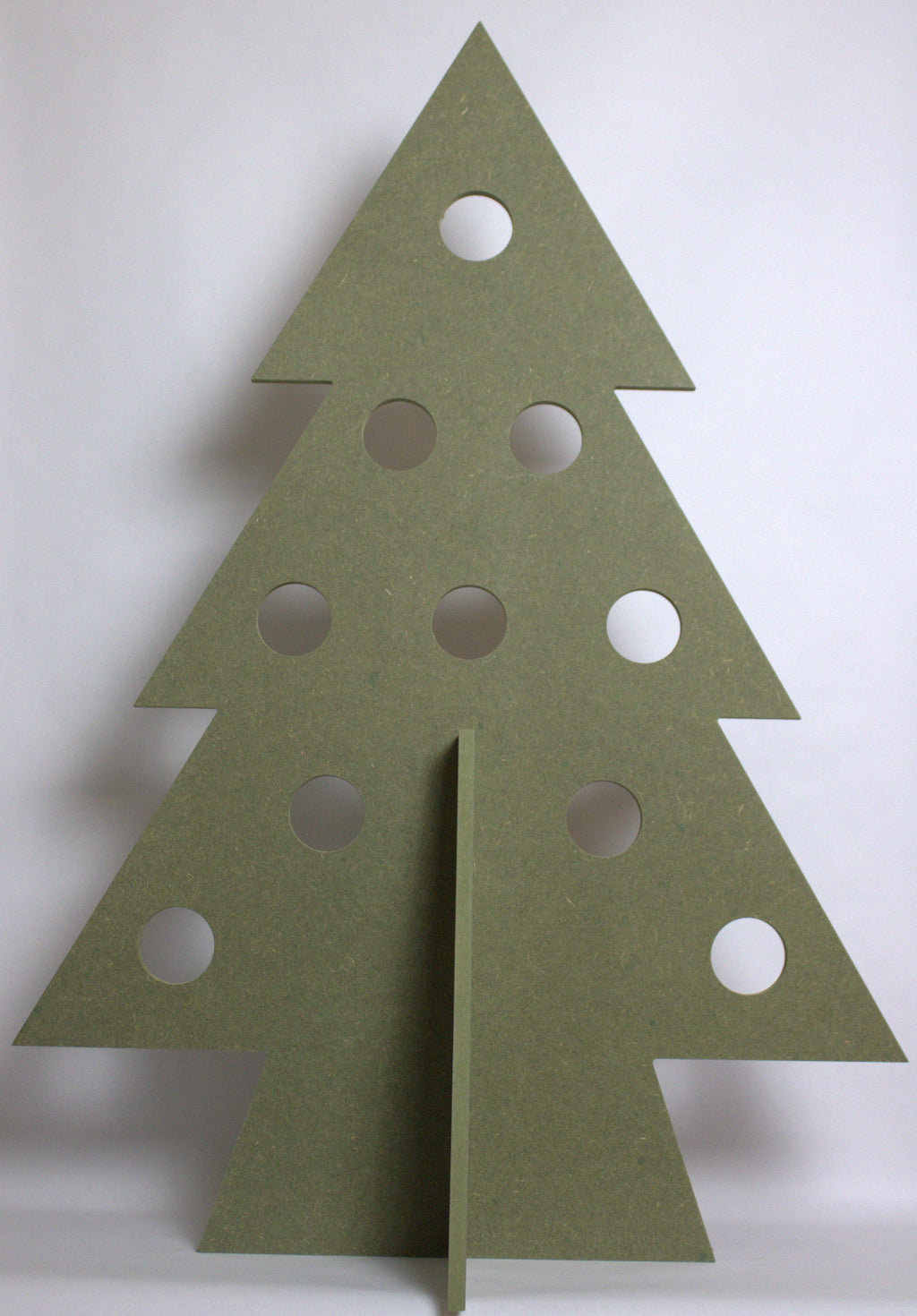 Alternatieve kersboom met gaten enkel (groen)